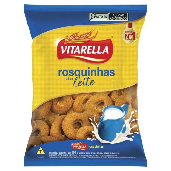 BISCOITO ROSQUINHA VITARELLA LEITE