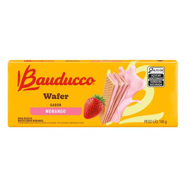 BISCOITO WAFER BAUDUCCO MORANGO