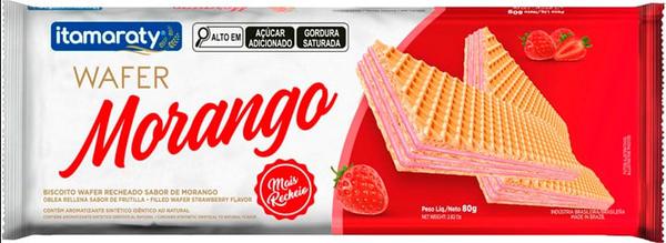 BISCOITO WAFER ITAMARATY MORANGO