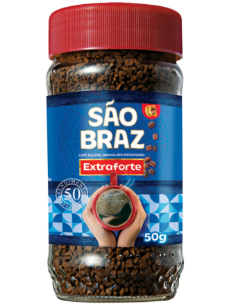 CAFE SOLUVEL SAO BRAZ EXTRA FORTE VIDRO