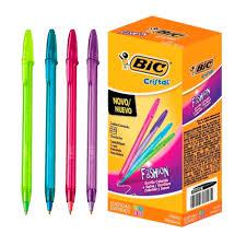 CANETA SHIMMERS COLORIDA BIC