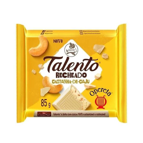 CHOCOLATE TALENTO OPERETA CASTANHA DE CAJU