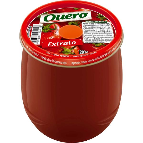 EXTRATO DE TOMATE QUERO COPO