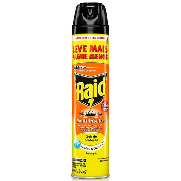 INSETICIDA AERO RAID MULTI INSETOS CITRONELA
