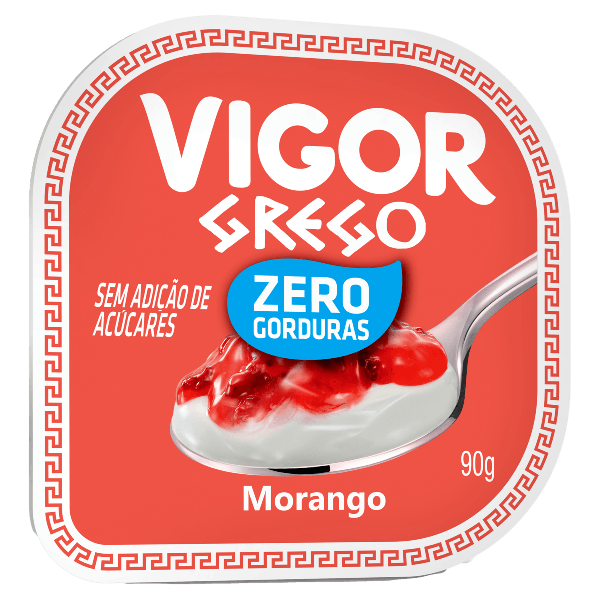 IOGURTE VIGOR GREGO MORANGO ZERO