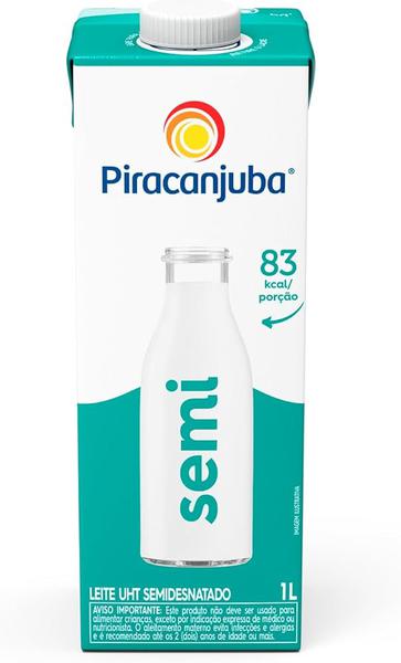 LEITE PIRACANJUBA SEMI-DESNATADO