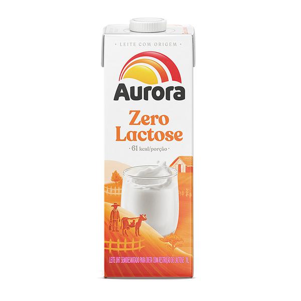 LEITE UHT AURORA SEMI 0 LACTOSE