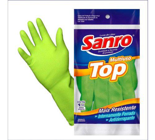 LUVAS DE LATEX SANRO TOP VERDE M