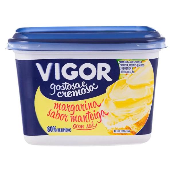 MARGARINA VIGOR 80% LIPIDIOS SABOR MANTEIGA