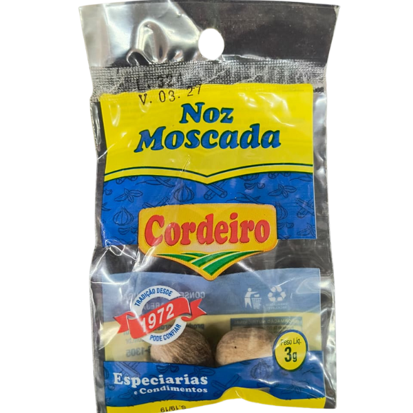 NOZ MOSCADA CORDEIRO