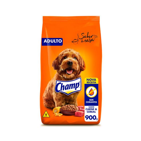 RACAO CHAMP CAO ADULTO CARNE E CEREAL