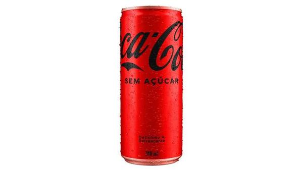 REFRIGERANTE COCA COLA LATA S/AÇÚCAR