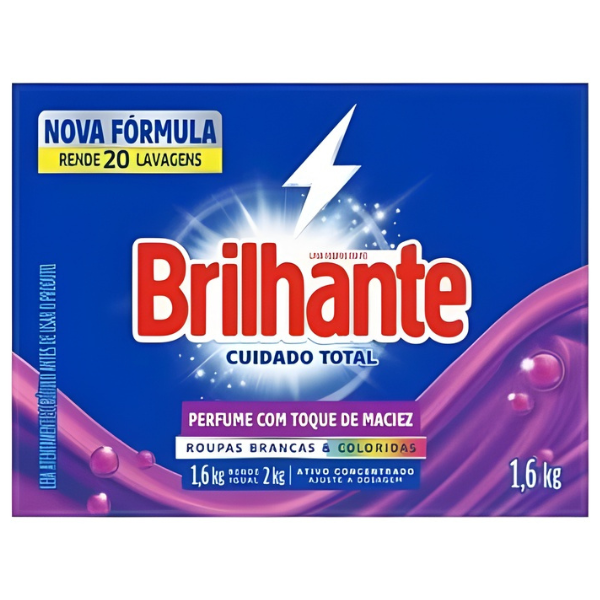 SABÃO EM PO BRILHANTE CUIDADO TOTAL