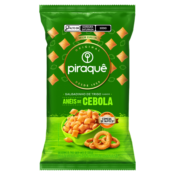 SALGADINHO PIRAQUE ANEIS DE CEBOLA