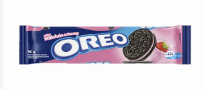 BISCOITO OREO MILKSHAKE MORANGO 90G