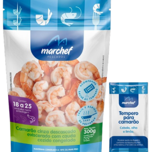 CAMARAO DESC  COZ 18 A 25TAIL ON  300G MARCHEF un
