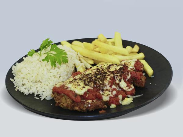 CAMARAO PARME COM ARROZ
