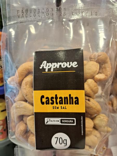 CASTANHA DE CAJU SEM SAL 70G