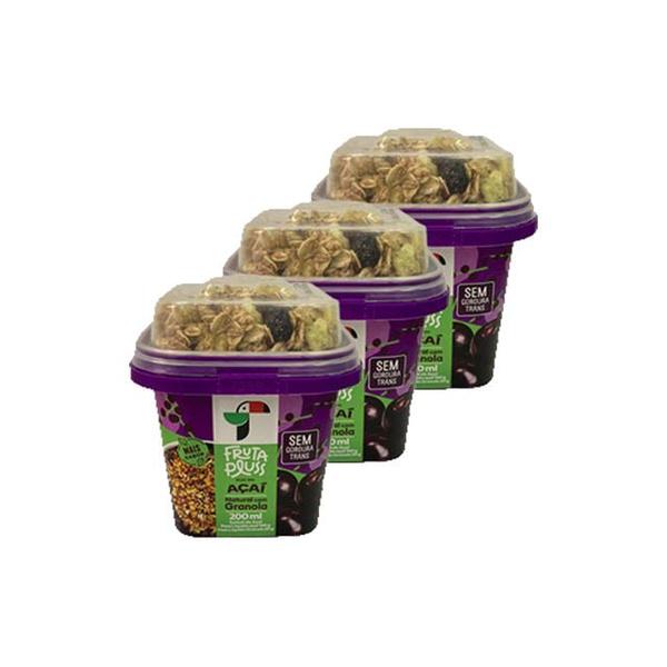 CREME DE ACAI COM GRANOLA FRUTAPLUS 200ML