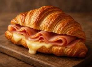 CROISSANT MISTO C/QUEIJO DO REINO E PEITO DE PERU