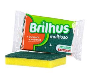 ESPONJA BRILHUS MULTIUSO COM 6 UNDS