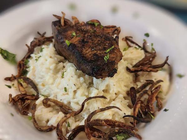 MIGNON DE SOL  COM ARROZ DE LEITE