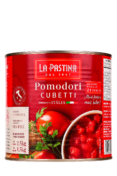 TOMATE POMODORI CUBETTILA PASTINA