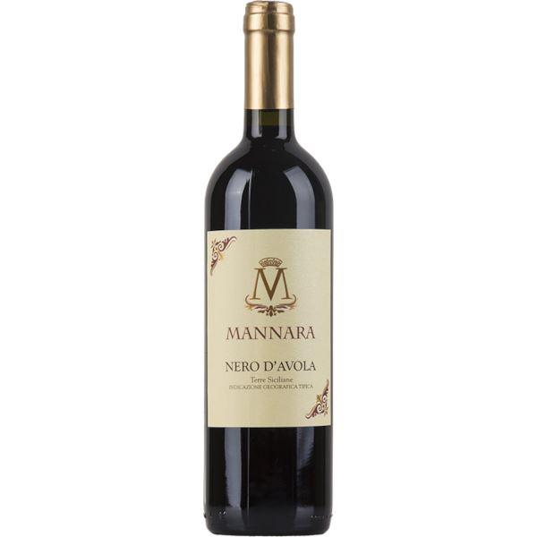 VINHO TINTO MANNARA NERO DAVOLA 750ML