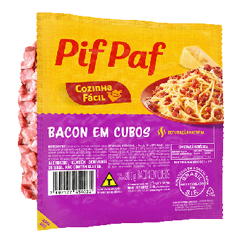 BACON CUBOS DEFUMADNHO PIF PAF 200g