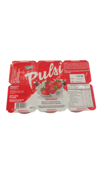 BEBIDA LACTEA FERMENTADA PULSI 480G MORANGO