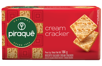 BISC PIRAQUE CREAM CRACKER 184G