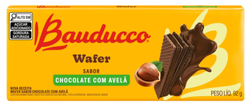 BISCOITO WAFER BAUDUCCO 92G CHOC AVELA