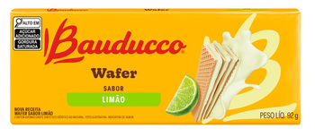BISCOITO WAFER BAUDUCCO 92G LIMAO