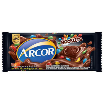 CHOCOLATE ARCOR TAB 80G ROCKLETS