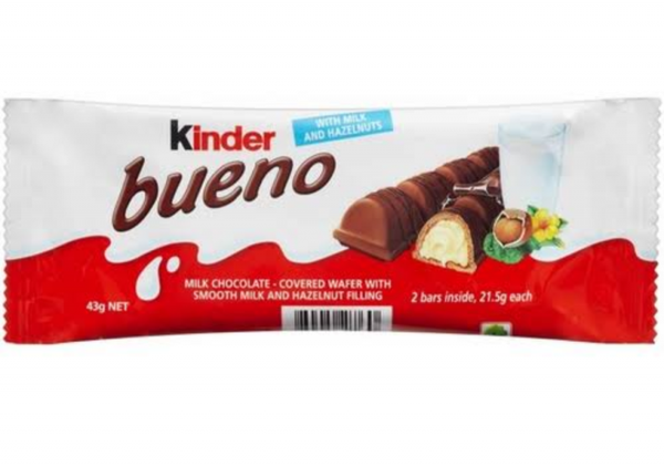 CHOCOLATE KINDER TAB 43G BUENO