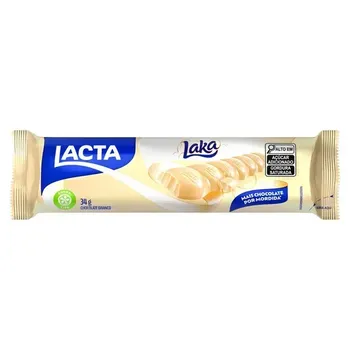 CHOCOLATE LACTA 34G LAKA BCO