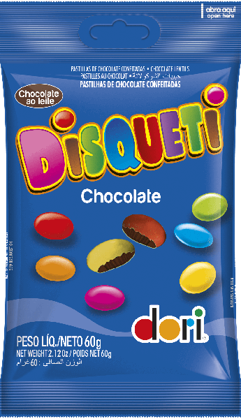 DISQUETI DORI 60G CHOCOLATE