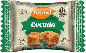 DOCE COCADA FLORMEL ZERO 25G