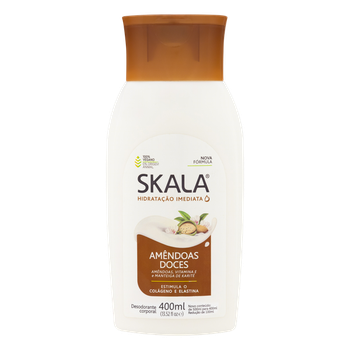 LOCAO CORP SKALA 400ML AMENDOAS DOCE