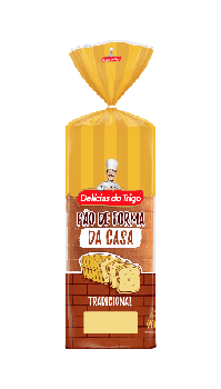 PAO FORMA DA CASA 400G DEL TRIGO