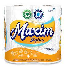 PAPEL TOALHA MAXIM STYLUS 50 TOALHA 2UN