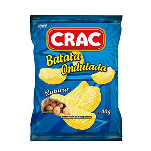 BATATA CHIPS ONDULADA CRAC 40G