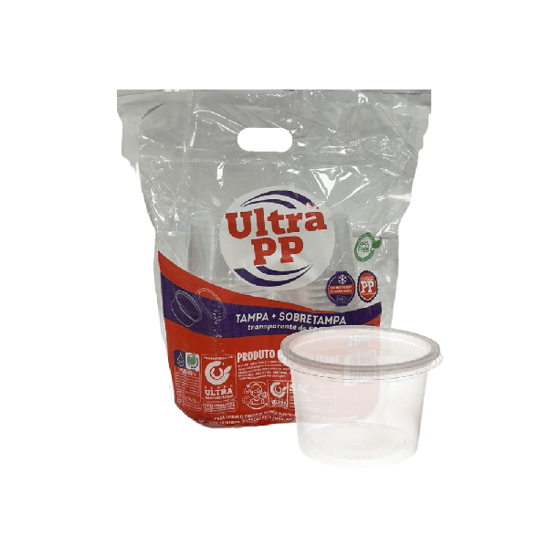KIT POTE E TAMPA PP ULTRA 500ML
