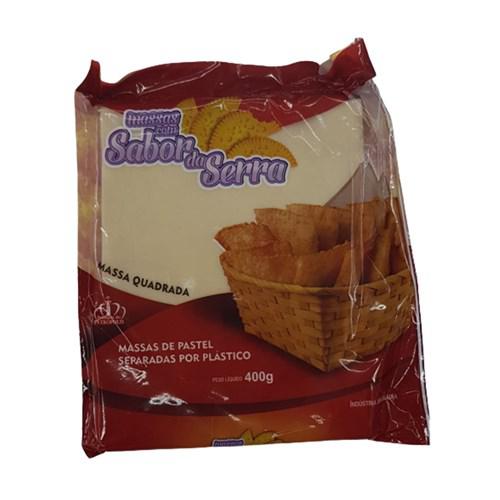 MASSA DE PASTEL SABOR DA SERRA 400G QUADRADA