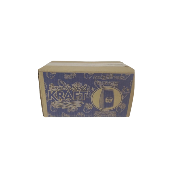 SACO KRAFT FORTYPEL FAST FOOD S/ ESTAMPA 11X26 C 100
