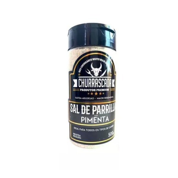 SAL DE PARRILLA CHURRASCADA PT 500G PIMENTA