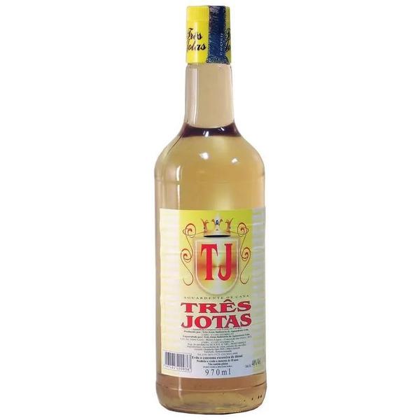 (DESCARTAVEL) AGUARDENTE TRES JOTAS 970ML