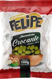 AMENDOIM CROCANTE CEBOLA E SALSA FELIPE 100G