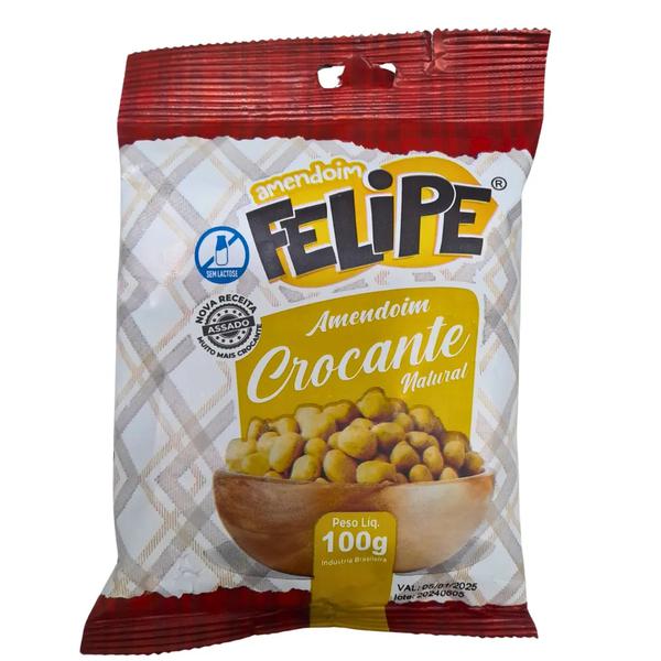 AMENDOIM CROCANTE NATURAL FELIPE 100G