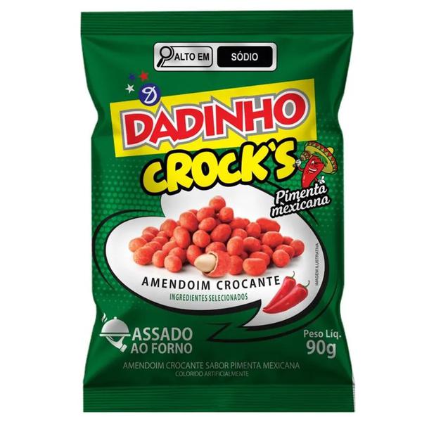 AMENDOIM PIMENTA CROCKS DADINHO 90g
